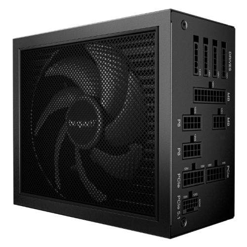 Be Quiet! 850W Dark Power 14 PSU, fully modular, 80+ Titanium, ATX 3.1, PCIe 5.1, black with active cooling