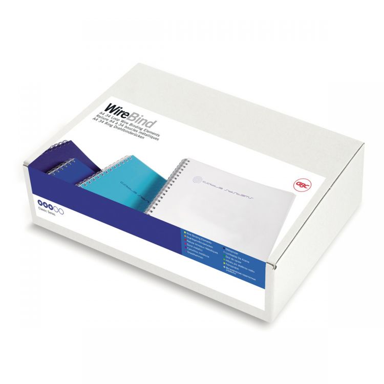 GBC RG810910 14mm Black Wire Binders Pack of 100