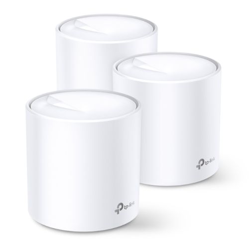 TP-Link Deco X60 AX5400 Mesh WiFi 6 System 3-Pack - WPA3 Secure