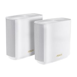 ASUS ZenWiFi AX XT8 V2 AX6600 Tri-Band WiFi 6 Mesh Router 2-Pack White