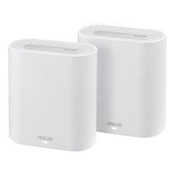 Asus ExpertWiFi EBM68 AX7800 Tri-Band WiFi 6 Mesh System 2-Pack White