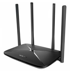 White Mercusys 300Mbps Wireless N 4G LTE Router with antenna, supporting up to 32 devices