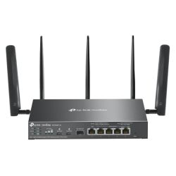 TP-LINK (ER706WP-4G) Omada 4G+ Cat6 AX3000 Gigabit VPN Gateway with 4-Port PoE+, 5x GB Ports, Omada Mesh, High-Security VPN