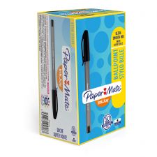 paper Mate S0957120 Inkjoy 100 Capped Medium Black Tuck x 50