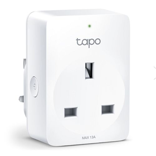 TP-Link Tapo P100 Mini Smart Wi-Fi Socket - Voice Control & Scheduling