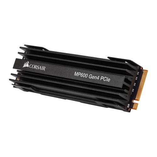 Black Corsair 1TB Force Series MP600 M.2 NVMe SSD, PCIe 4.0, 3D TLC NAND, 4950/4250 MB/s read/write speeds