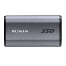 Adata SE880 500GB external SSD in titanium grey with USB 3.2 Gen2 Type-C and Type-A compatibility