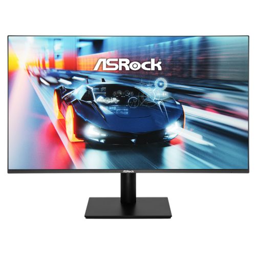 Asrock 24.5-inch IPS gaming monitor, 1920x1080 resolution, 144Hz refresh rate, HDMI and VGA ports, black design.