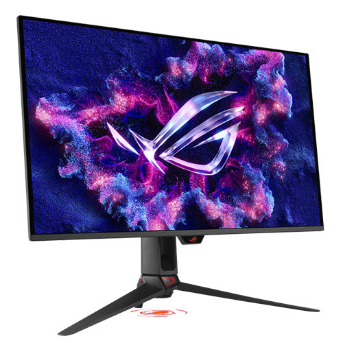 Asus 31.5-inch ROG Swift OLED 4K Gaming Monitor with RGB lighting, 240Hz refresh rate, and VESA mount compatibility