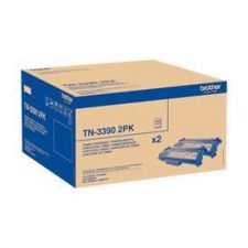 Brother TN3390 Super High Yield Toner 12K Twin Pack