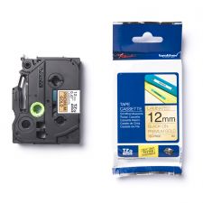 Brother TZE-PR831 Black on Gold 8M x 12mm Premium Tape