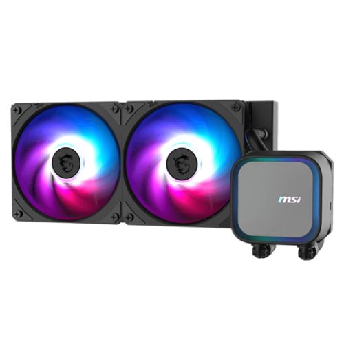 MSI MAG CORELIQUID A13 240mm AIO Liquid CPU Cooler - ARGB PWM Black