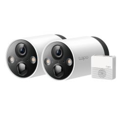 TP-LINK TAPO C420S2 Wire-Free 2K QHD Security Camera 2-Pack + Hub