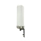 White outdoor LTE/4G/5G cellular antenna with mounting bracket by DrayTek.