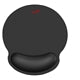 Genius G-WMP100 Ergonomic Mouse Pad with Wrist Rest for Support and Comfort with Anti-Slip Rubber Base, Black