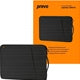 Prevo 14 Inch Laptop Sleeve - Water-Resistant Polyester, Black