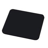 Non-Slip Black Mouse Pad - Small Rubber Base Desktop Mat