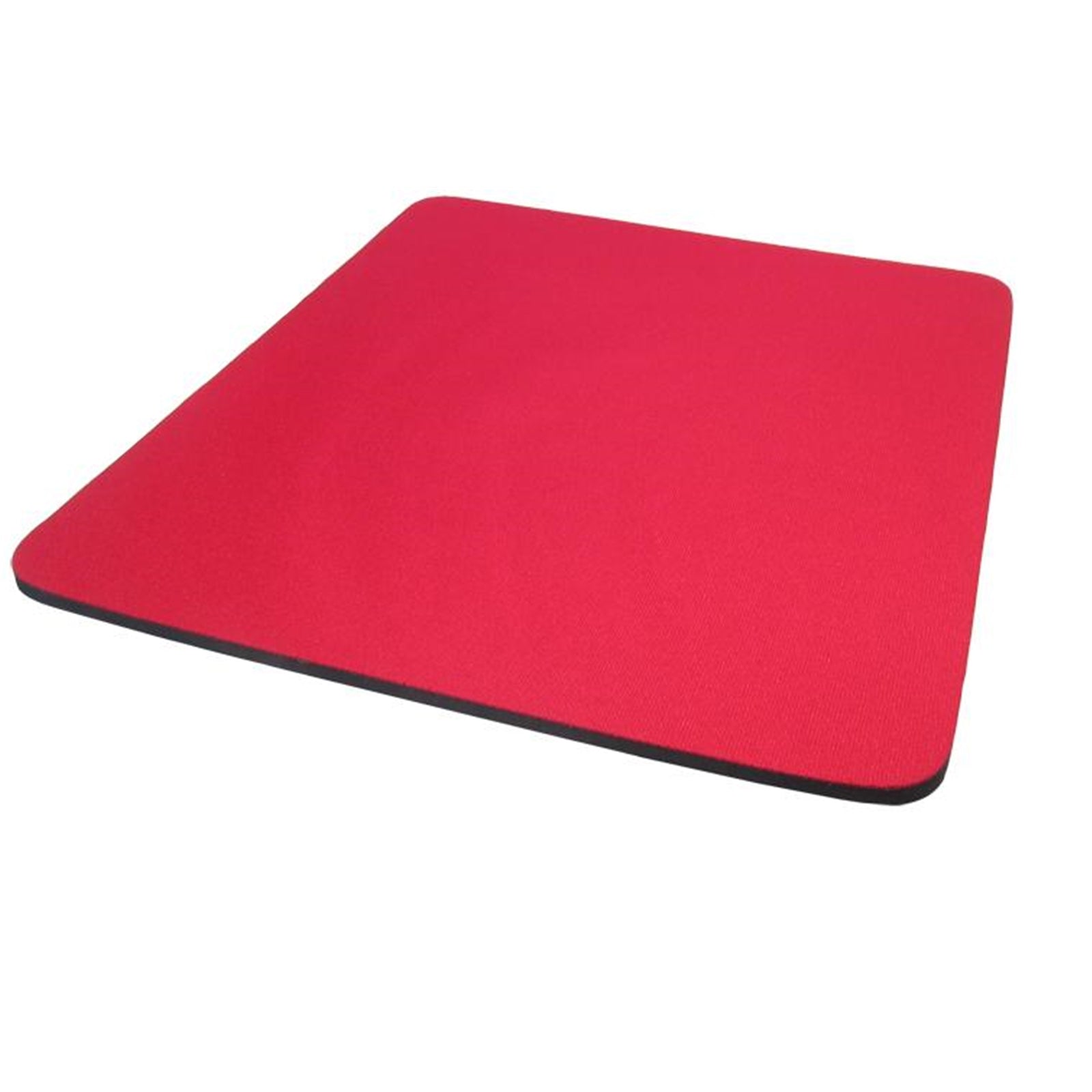 Red Non-Slip Mouse Pad - Small Ergonomic Rubber Base Desk Mat