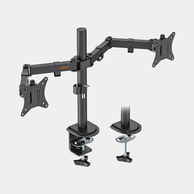 VonHaus Dual Monitor Stand Steel Desk Mount 13-32