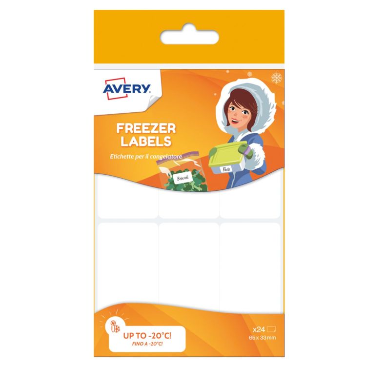 Avery CONG24 63.5 mm x 33 mm freezer-proof Labels