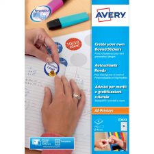 Avery E3613 40mm Round Reward Stickers