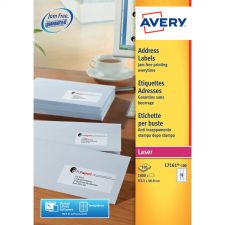 Avery L7161-100 Address Labels 100 sheets - 18 Labels per Sheet