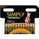 Duracell Simply AAA Alkaline Batteries 12 Pack - 1000mAh