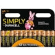 Duracell Simply AA Alkaline Batteries 12 Pack 1500mAh