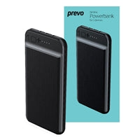 Prevo SP3012 10000mAh Portable Power Bank - Dual USB-C & Micro USB