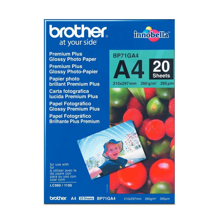 Brother BP71G A4 Glossy Paper (20 Sheets)