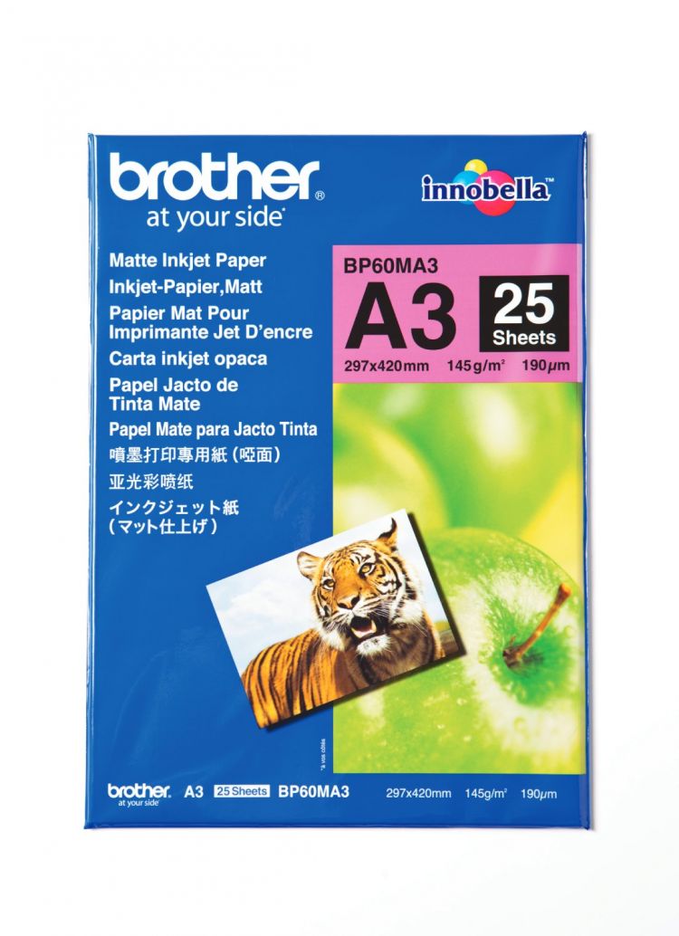 Brother BP60M A3 Matt Paper (25 sheets)
