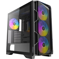 Antec AX1000 ARGB Mid-Tower Case - Steel Mesh, 4x140mm PWM Fans