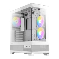 ANTEC CX700 White Mid Tower Case - 270° Tempered Glass ARGB 6 Fans