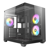 ANTEC CX800 Mid Tower Gaming Case - 270° Tempered Glass, 3x ARGB Fans