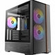 Antec FLUX Steel Mid Tower Case - 5 ARGB PWM Fans, Mesh Front, USB-C