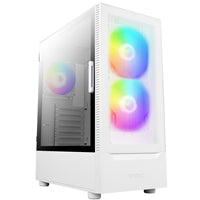 ANTEC NX410 White Mid Tower ATX Gaming Case - Tempered Glass ARGB