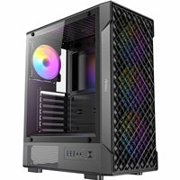 Antec VX320 ARGB Mid-Tower Case - Mesh Front, 4x120mm Fans, TG