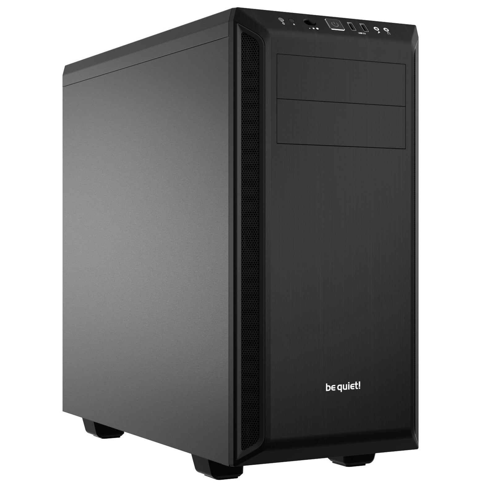 be quiet! Pure Base 600 Silent ATX Mid Tower Case - Black Steel