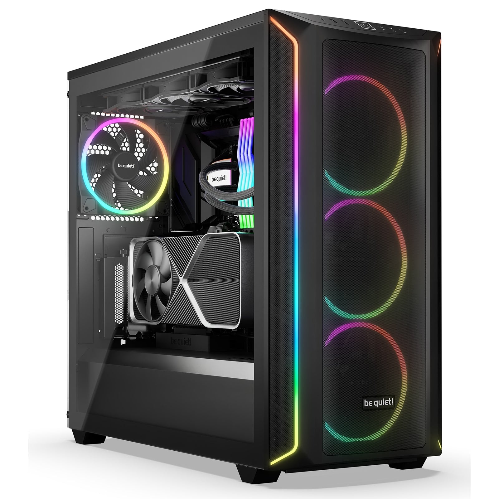 be quiet! Shadow Base 800 FX Black E-ATX Mid Tower - ARGB, 4x 140mm