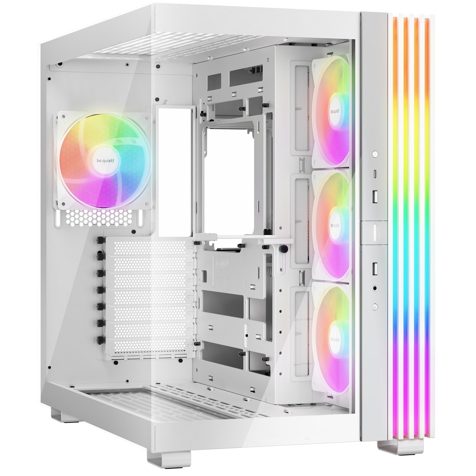 be-quiet! Light Base 600 LX White ATX Case - 4x ARGB PWM Fans