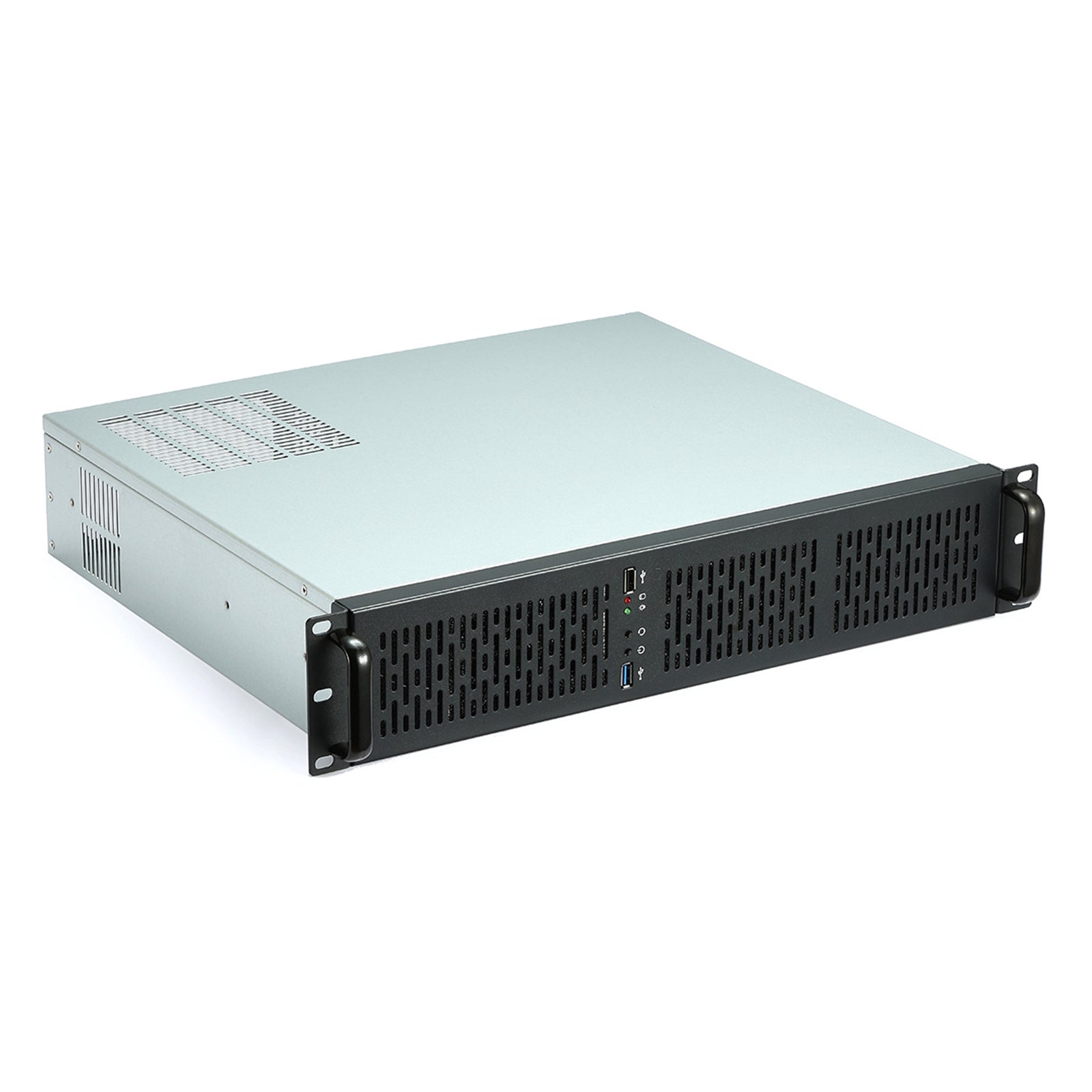 Codegen 2U Rackmount Server Case 405mm Shallow Depth Steel Chassis