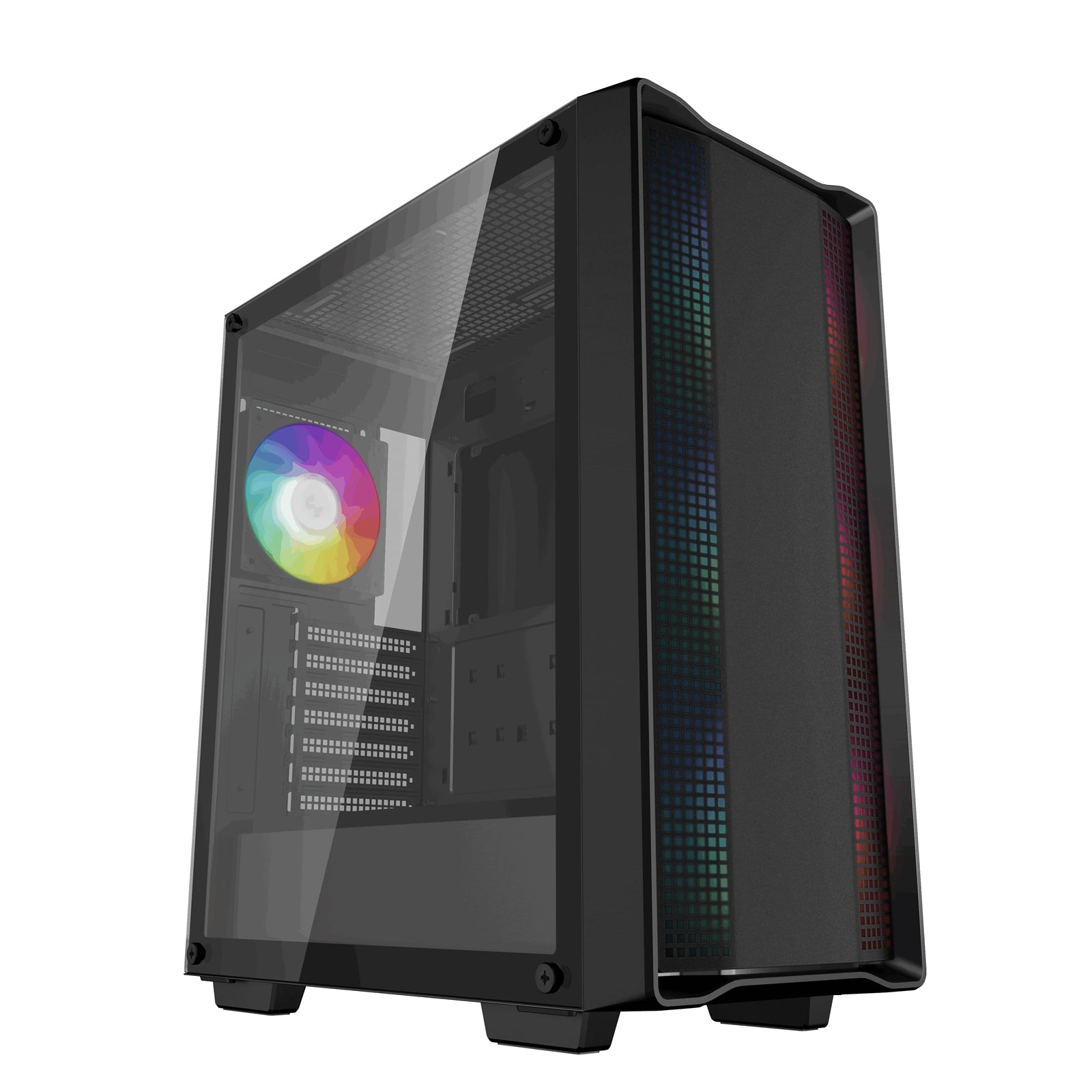 DeepCool CC560 ARGB V2 ATX Mid Tower Case - Tempered Glass Black