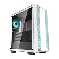 DeepCool CC560 White Mid Tower ATX Gaming Case - Tempered Glass