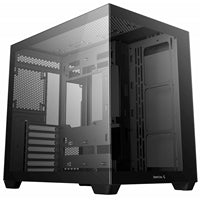 DeepCool CG530 Dual-Chamber Mid Tower Case - Tempered Glass, Black