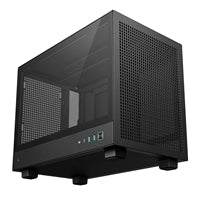 DeepCool CH160 Mini-ITX Case High-Airflow Mesh Tempered Glass USB-C