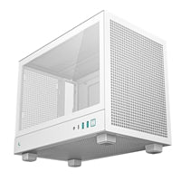 DeepCool CH160 White Mini-ITX Case - Mesh Airflow USB-C Tower