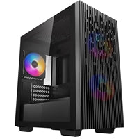 DeepCool MATREXX 40 3FS Micro ATX Case - Tempered Glass, RGB Fans