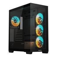 Gigabyte C500 Panoramic Tempered Glass Mid-Tower ATX Case Black