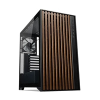 TecWare Timber ATX Mid Tower Case - Wood Panel, Mesh, 4x120mm Fans