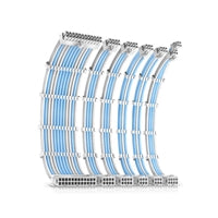 Antec 16AWG Sleeved PSU Extension Cable Kit White/Blue 300mm 6-Pack